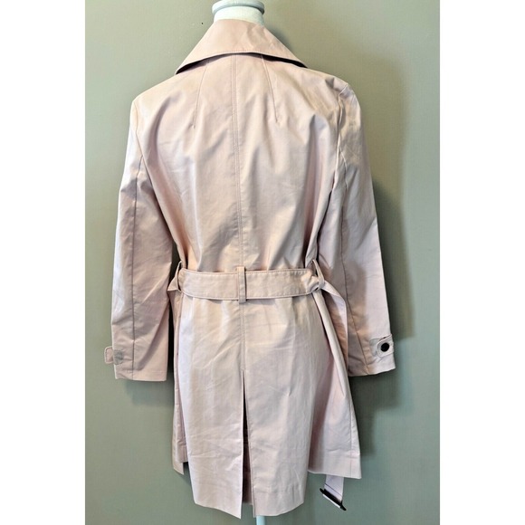 Banana Republic Women's Belted Trench Coat Pink Size Small - Picture 3 of 5